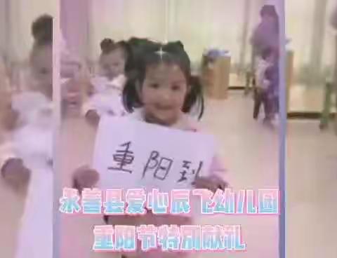 永善县爱心辰飞幼儿园 重阳节活动