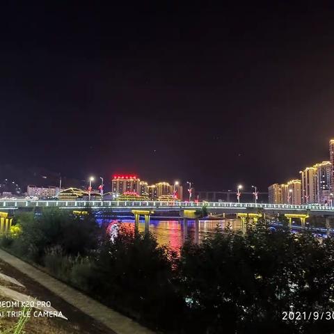 大美竹山夜景