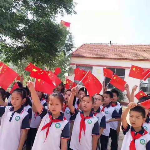 升国旗，唱红歌，大高镇铲头李小学师生喜迎建党一百周年，祝福祖国繁荣昌盛，祝中国共产党生日快乐！