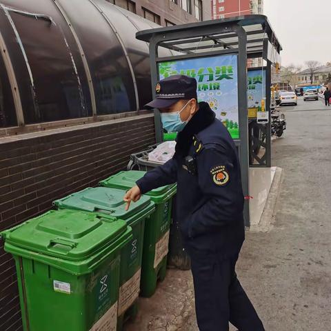 垃圾分类不到位 田村路街道综合执法队对小区物业作出首例处罚