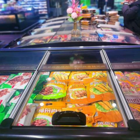 左岭店速冻陈列