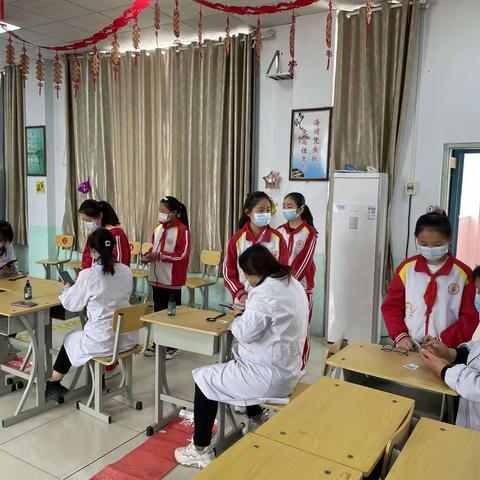 开封市向阳路小学开展学生视力监测活动