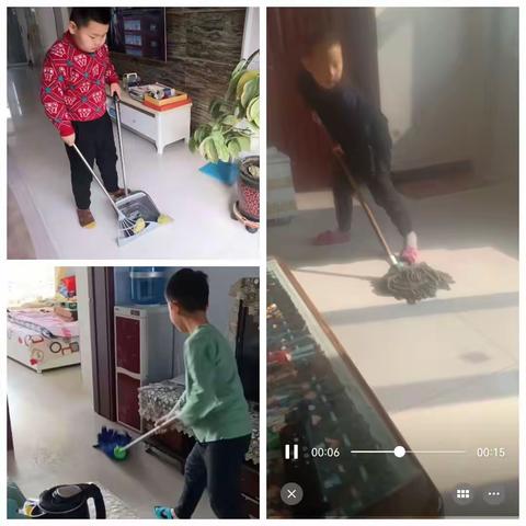 在劳动中感悟成长—1.2班假期实践活动