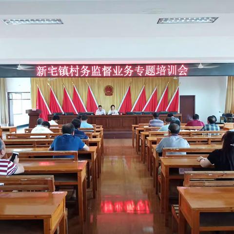 新宅镇召开村务监督专题业务培训会