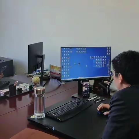 办公室党支部召开党员大会学习党的二十大精神