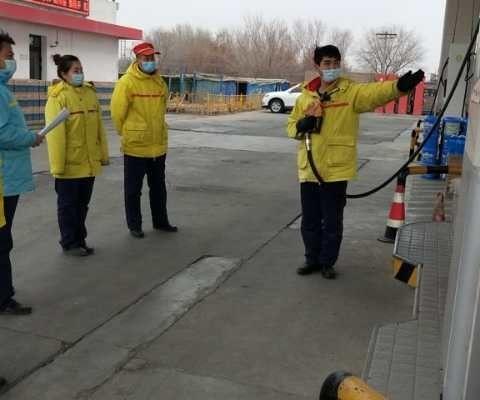 锦华加油站凝心聚力 抗疫情 保安全  提前完成总目标