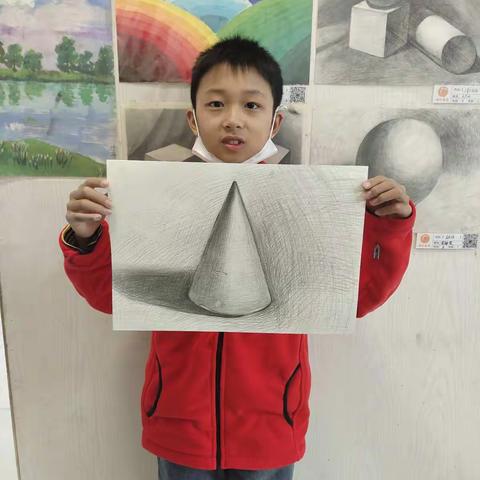 2021年秋旭日画室提高班第三周学生作品欣赏——素描