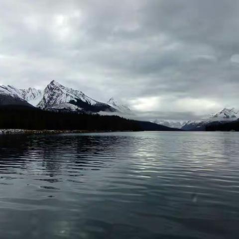 美林湖 Maligne Lake