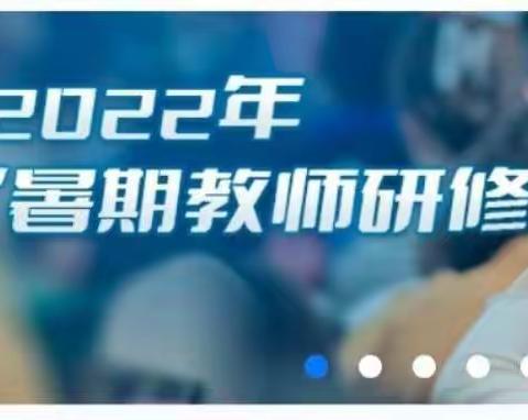 花开半夏日，研修正当时。——双西小学2022年暑期教师研修活动