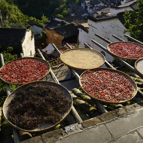 婺源簧岭风景和德兴大茅山景区