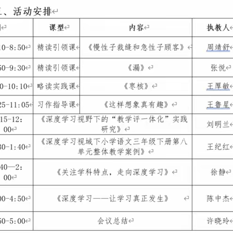 河东区深度学习视域下的小学语文单元整体教学研讨活动