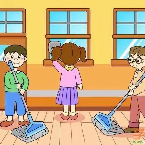 实验小学四（4）中队～我是家务小达人～拖地实践活动展示