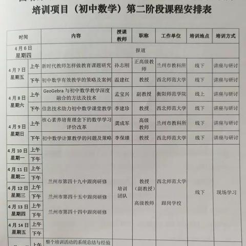 不忘初心共赴国培，不负芳华全新启航（副本）
