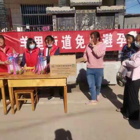 莱芜区羊里街道举行5.29计生协宣传服务活动