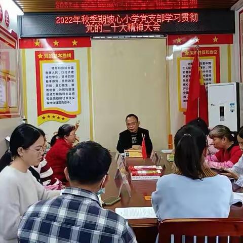 永远跟党走，奋进新征程——西埌镇坡心小学党支部