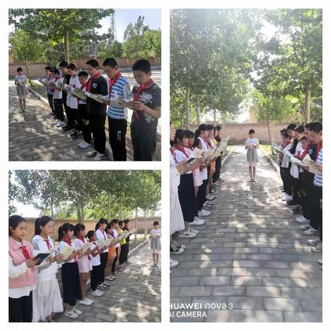 绿树茵茵，书声琅琅——记纵目小学经典诵读
