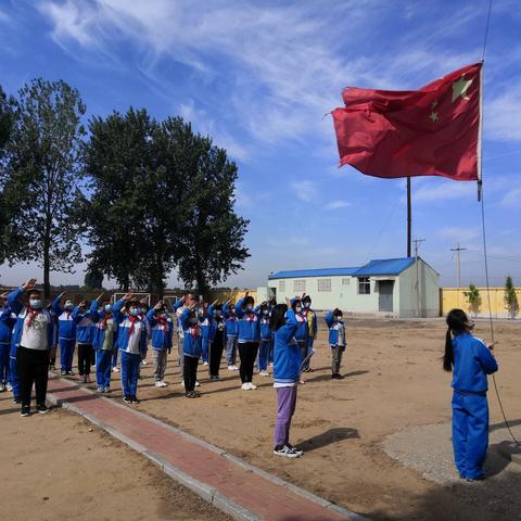 许安子中心小学第十七周升旗仪式