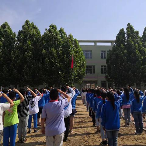 许安子中心小学开学安全教育主题升旗仪式