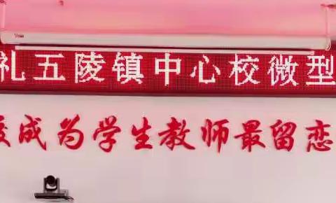 微型课堂展风采 互学共进促成长——五陵镇中心校微型课比赛活动纪实