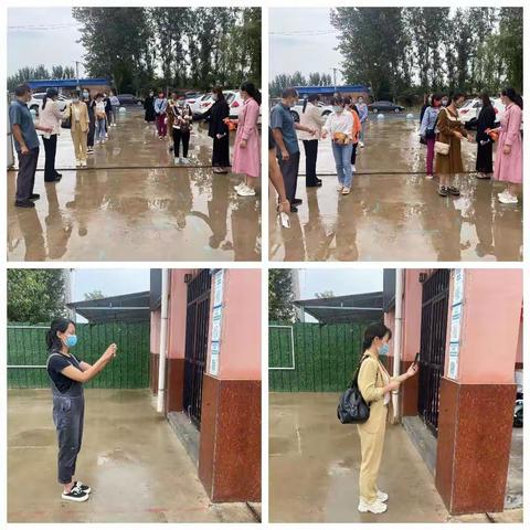 开学演练 “疫”不容辞                              ——宜沟镇邺南学校疫情防控演练