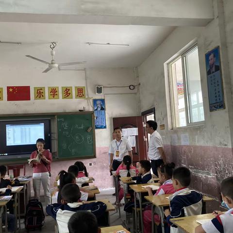 叶楼小学迎接南昌县教体局第五责任区督导检查