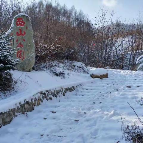 南芬西山公园初雪一滨河公园及街里部分夜景