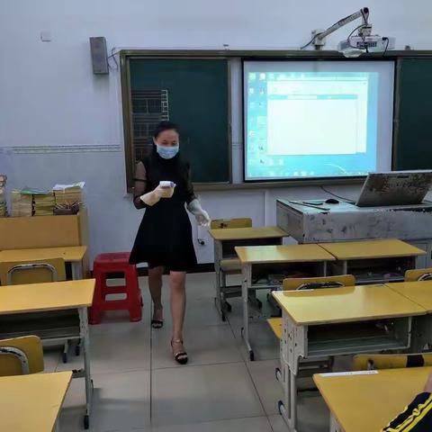 龙楼中心小学2020年春季开学前疫情防控发热应急演练