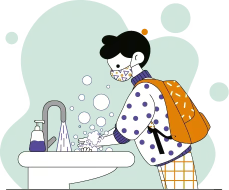 韩岔中心小学——疫情防控再宣传