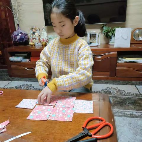 手工小达人，缝沙包记