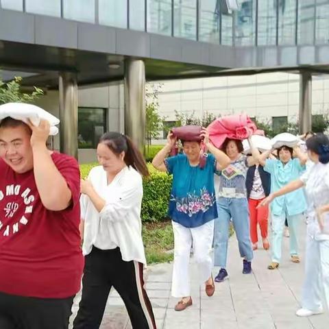 天津市北辰医院老年病科地震应急演习