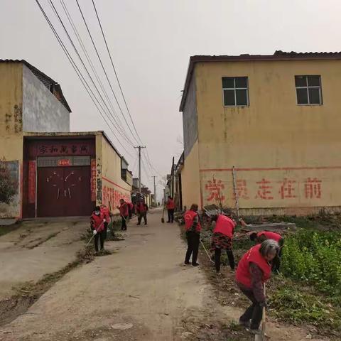 平舆县老王岗乡：开展志愿服务，助力乡村清洁行动