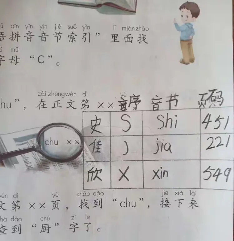 我会用“音序查字法”查字典啦💕