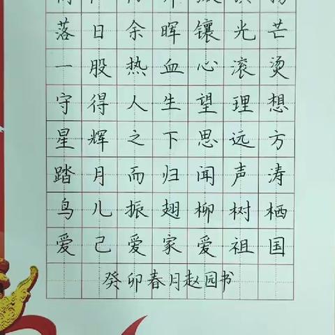 嘉禾小学青年教师基本功书写展示