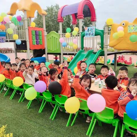 不负春光不负胃  幼儿园里野餐会——仁村乡中心幼儿园中一班班级活动