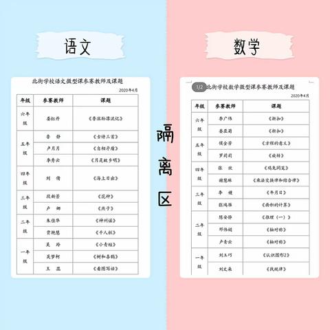 见“微”知著，以“课”倾诉——北街小学两校区语文数学教师微型课比赛