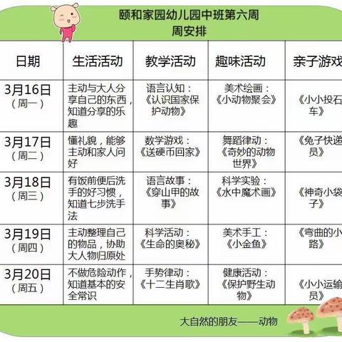 中班3月16日家庭教育线上指导———————东西湖区颐和家园幼儿园