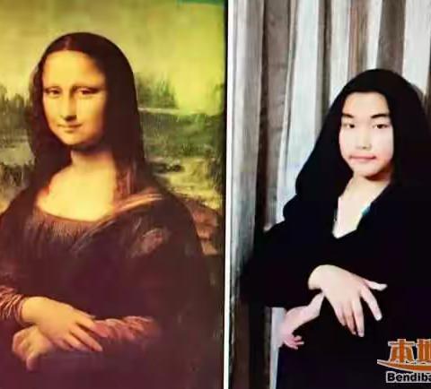 世界名画赏析-——亲子互动模仿秀