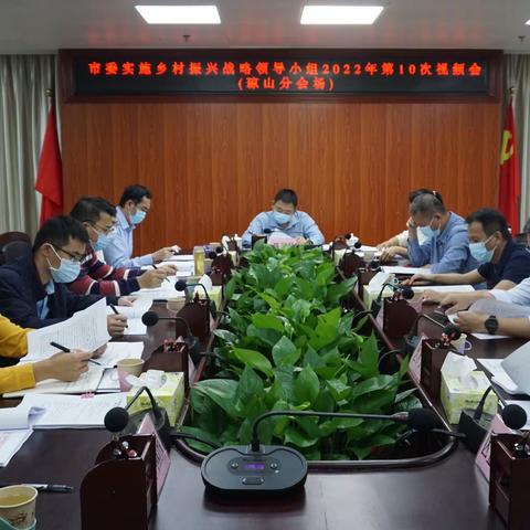 琼山区组织参加市委实施乡村振兴战略领导小组2022年第10次（专题）视频会