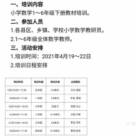 教材新思路，名师伴我行——记神山镇中心小学六年级数学教材培训活动