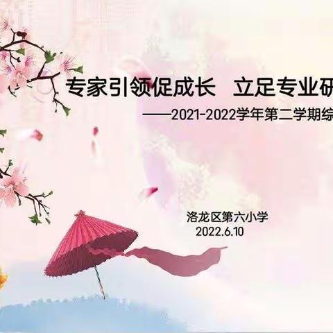 专家引领促成长   立足专业研真知——洛龙区第六小学综合组第五次教研活动