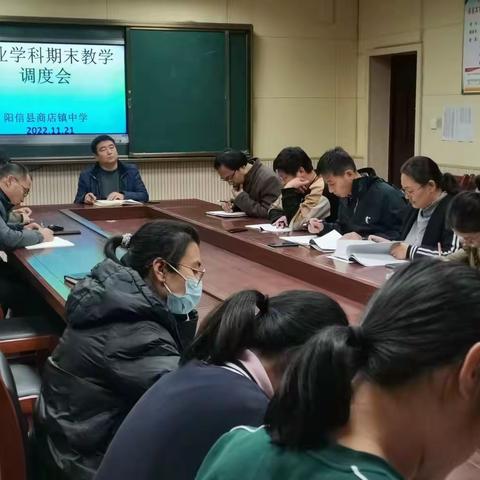 凝心聚力抓教学，砥砺前行提质量——商店镇中学召开毕业年级教学调度会