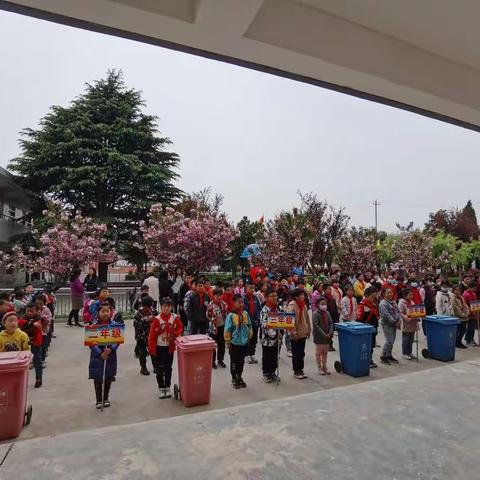 喜迎十四运，家乡最美丽————汤峪镇东升小学