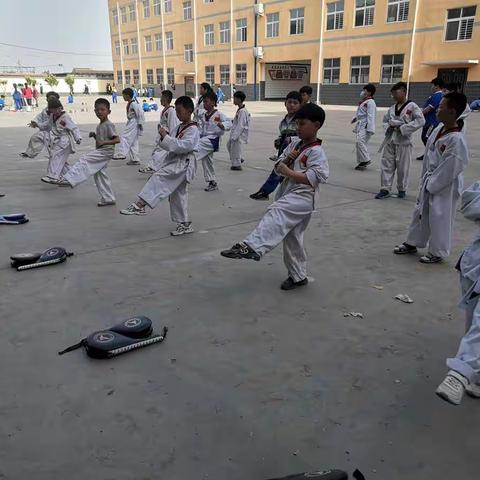 "文明其精神,野蛮其体魄"——水冶镇北环路小学跆拳道社团活动六