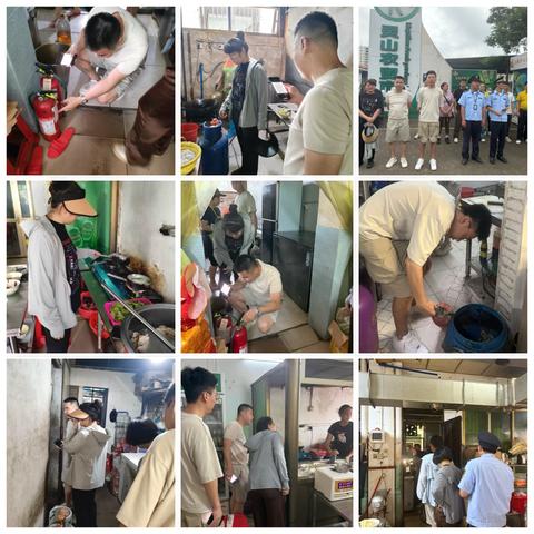 灵山镇仙云社区开展燃气消防安全检查活动。