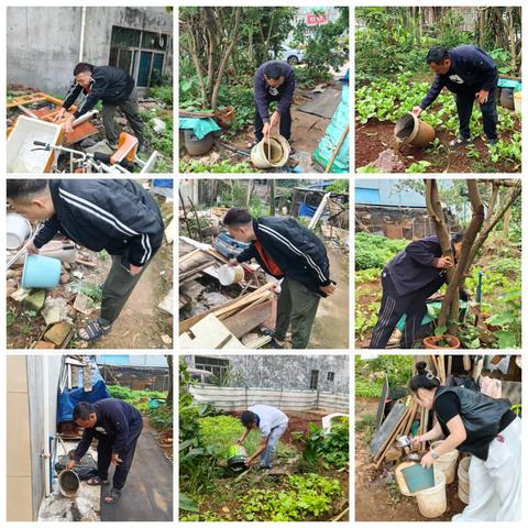 仙云社区联合海口市编办、美兰区政协持续开展爱国卫生运动