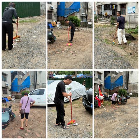 仙云社区开展人居环境卫生整治活动