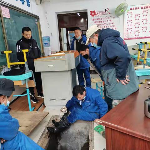 当立冬遇上初雪，维修工作依然不会停歇