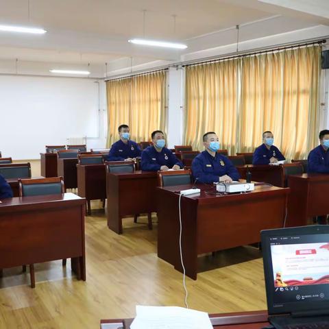 大屯消防救援站积极开展“强党性、明规矩”学习周活动