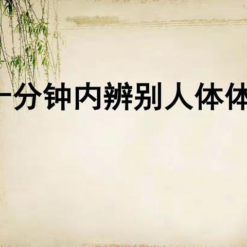 一分钟让你把中医九种体质全知道，单一体质养生调理不求医！