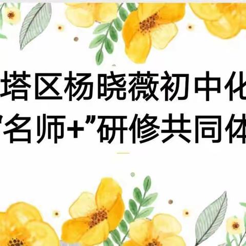 力尽不知热，但惜夏日长——杨晓薇“名师+”研修共同体 活动纪实9